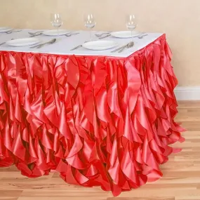 17 ft. Curly Willow Table Skirt (13 Colors)