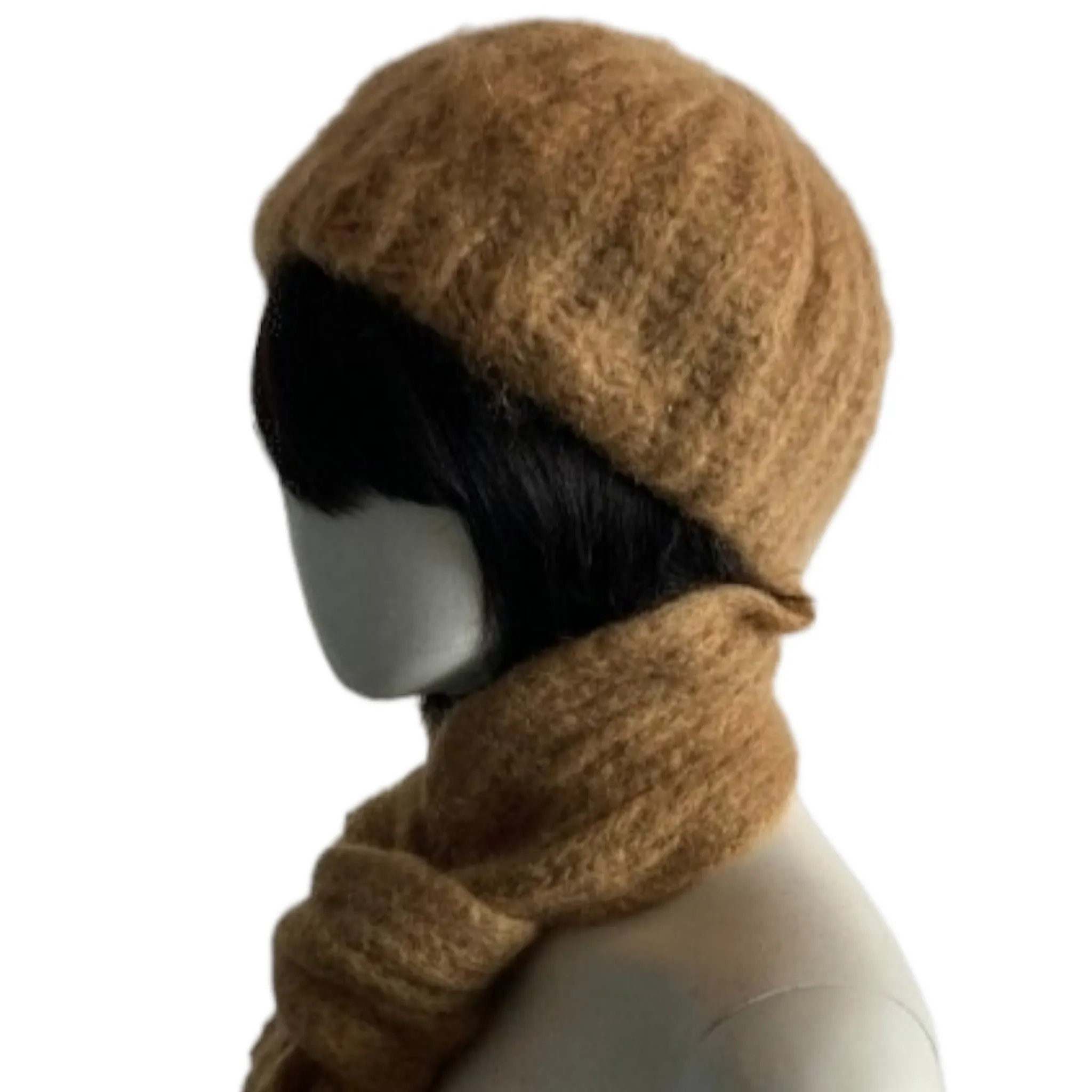 60’s Mohair Beret Scarf