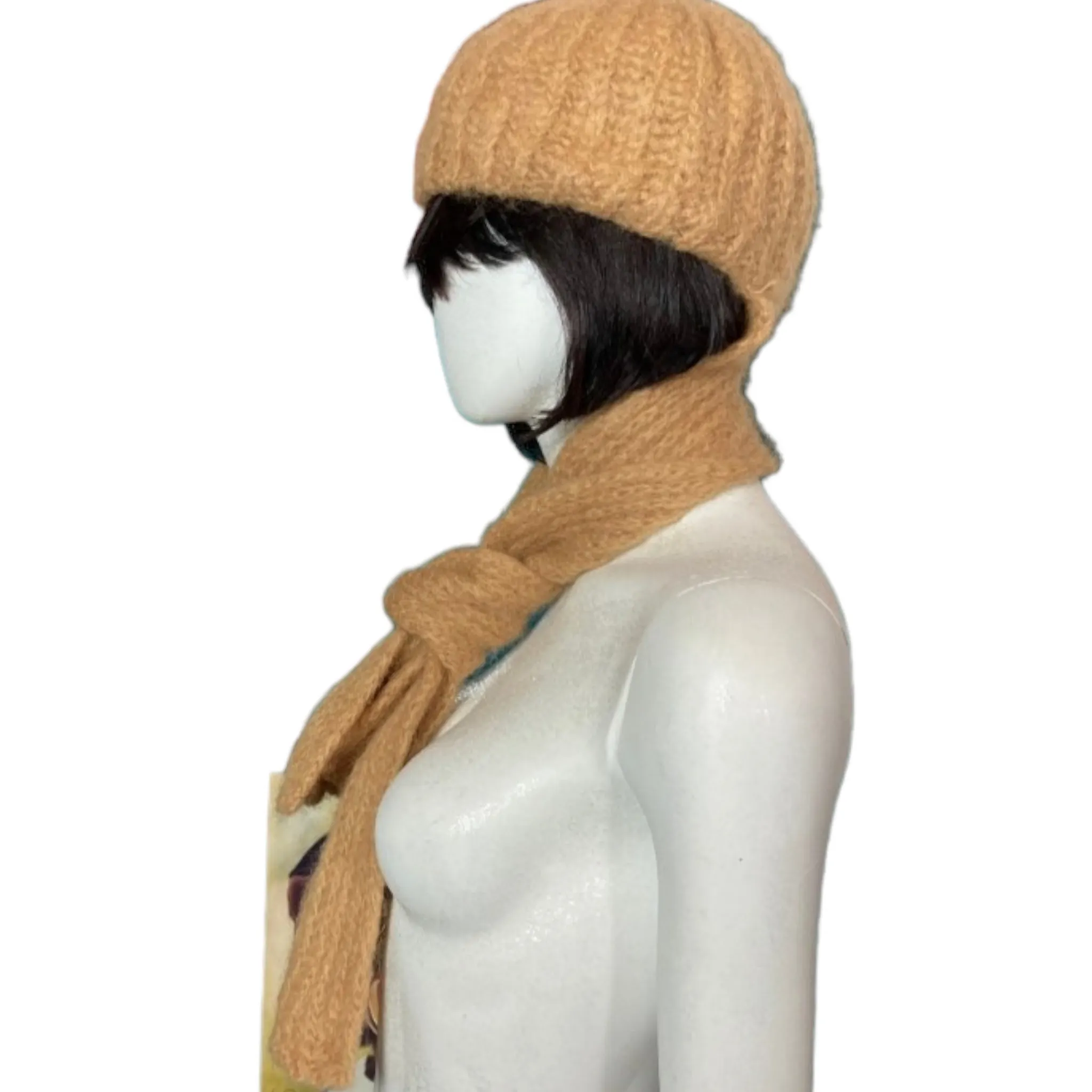 60’s Mohair Beret Scarf