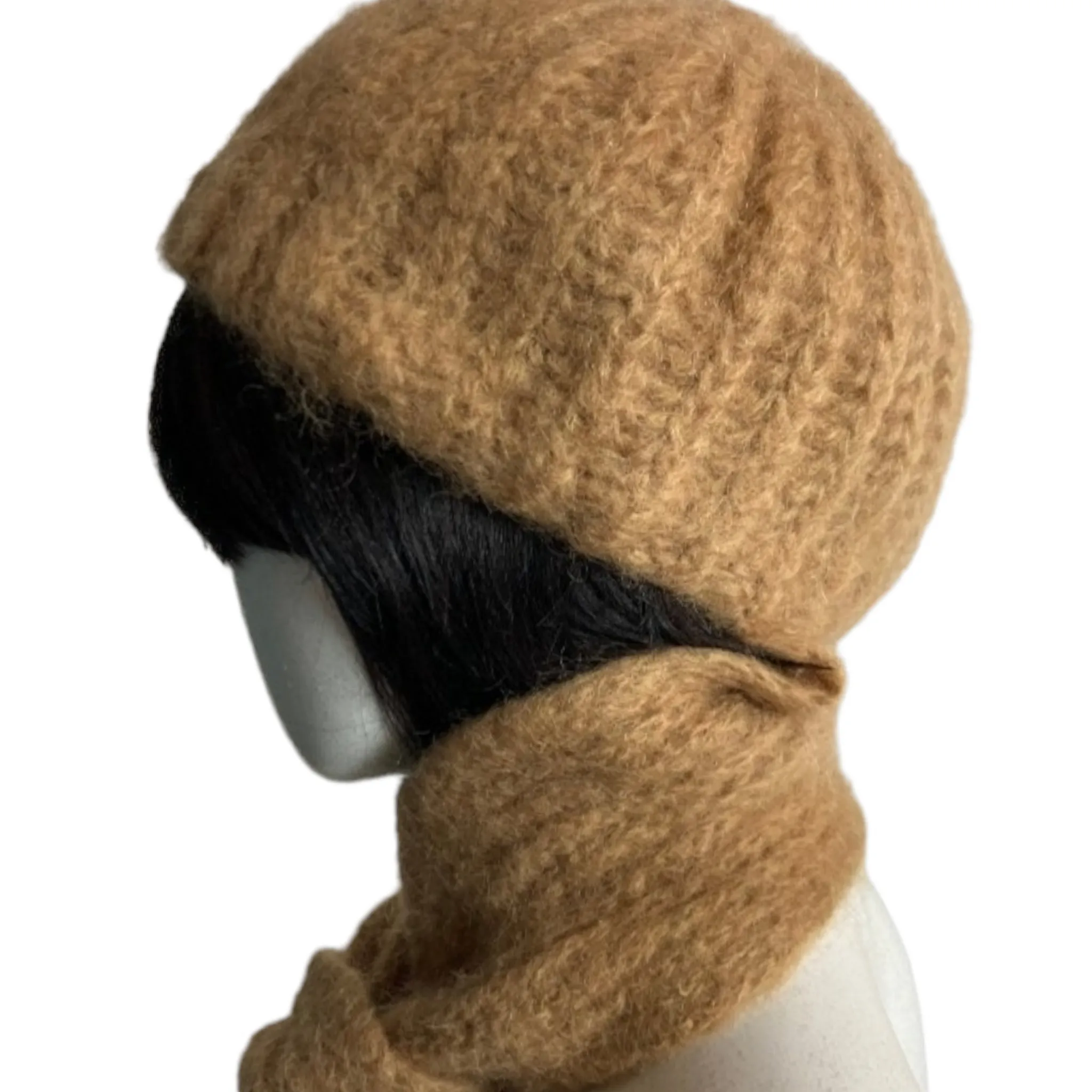 60’s Mohair Beret Scarf