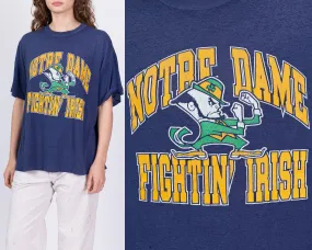 80s Notre Dame Fightin' Irish Burnout Tee - Men's XL