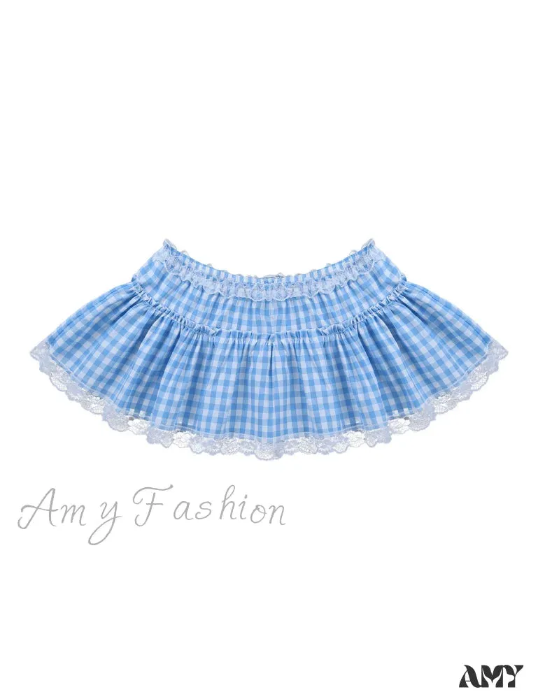 Amy Fashion - Schoolgirls Cocktail Party Clubwear Sexy Skirts