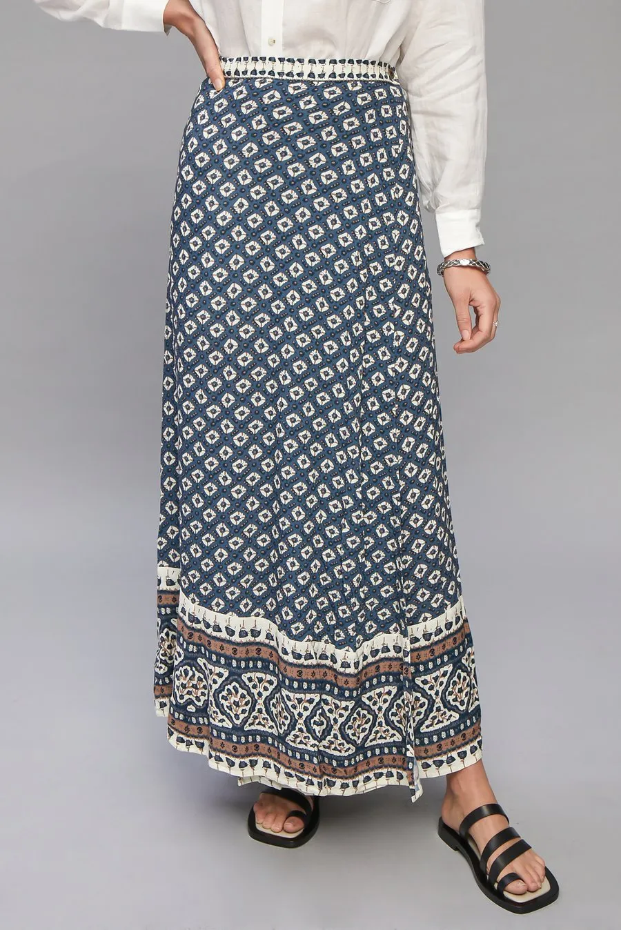 Belize Gabriella Wrap Maxi Skirt