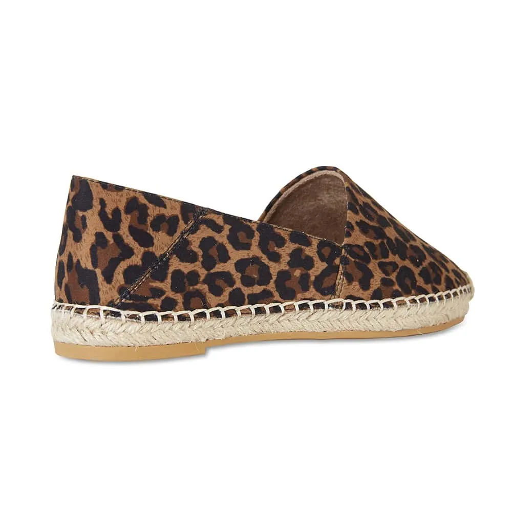 Bella Loafer in Animal Fabric