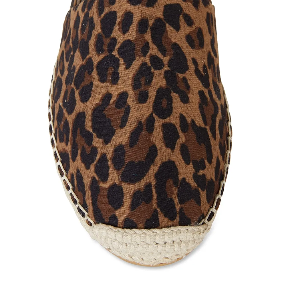 Bella Loafer in Animal Fabric