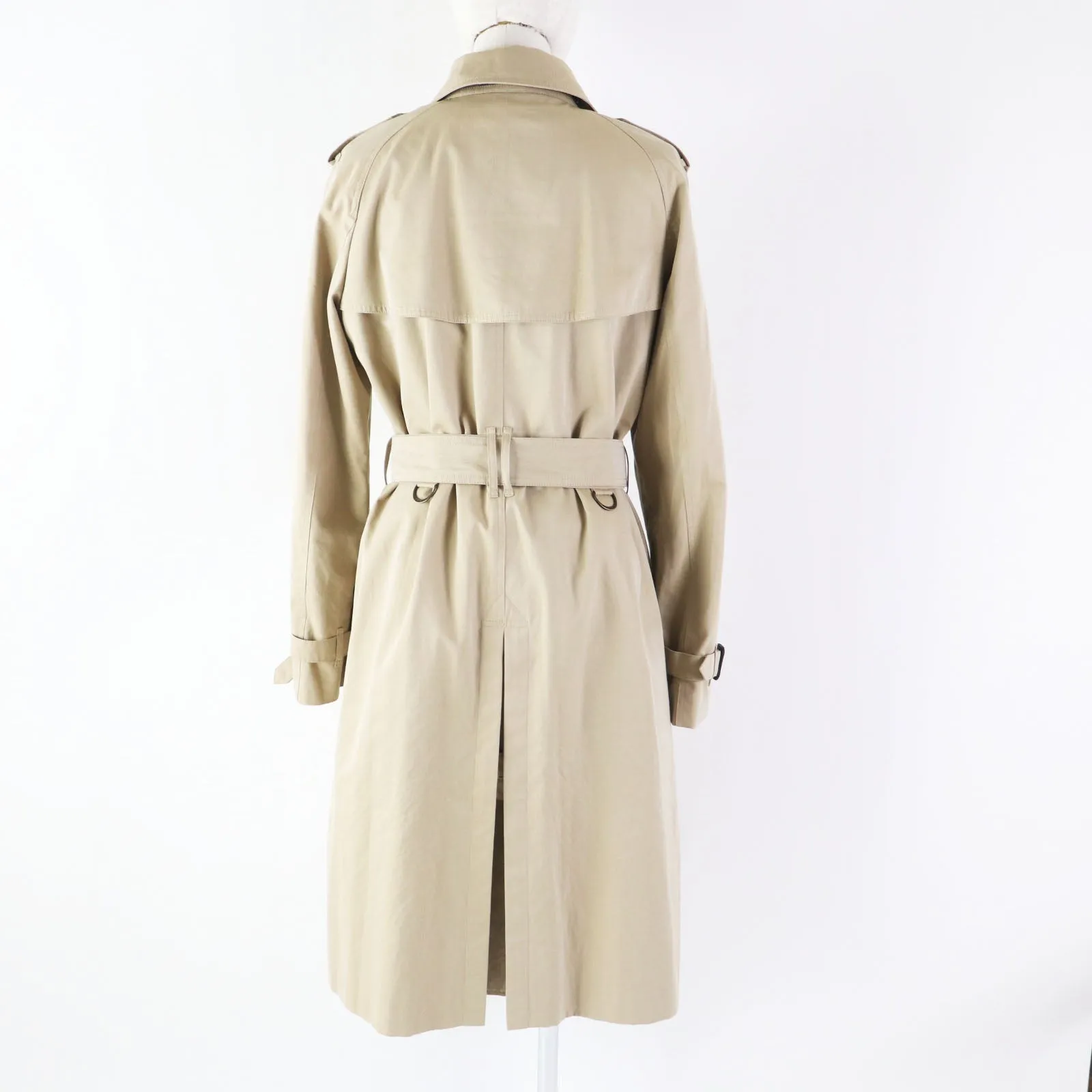 BURBERRY LONDON trench coat B1A83-100-51 Outer: 100% cotton, Lining: Cotton, Lining: Cupra, Accessories: Cowhide Lining: 100% wool Lining (separate fabric): 100% cupra beige Women 42 Used