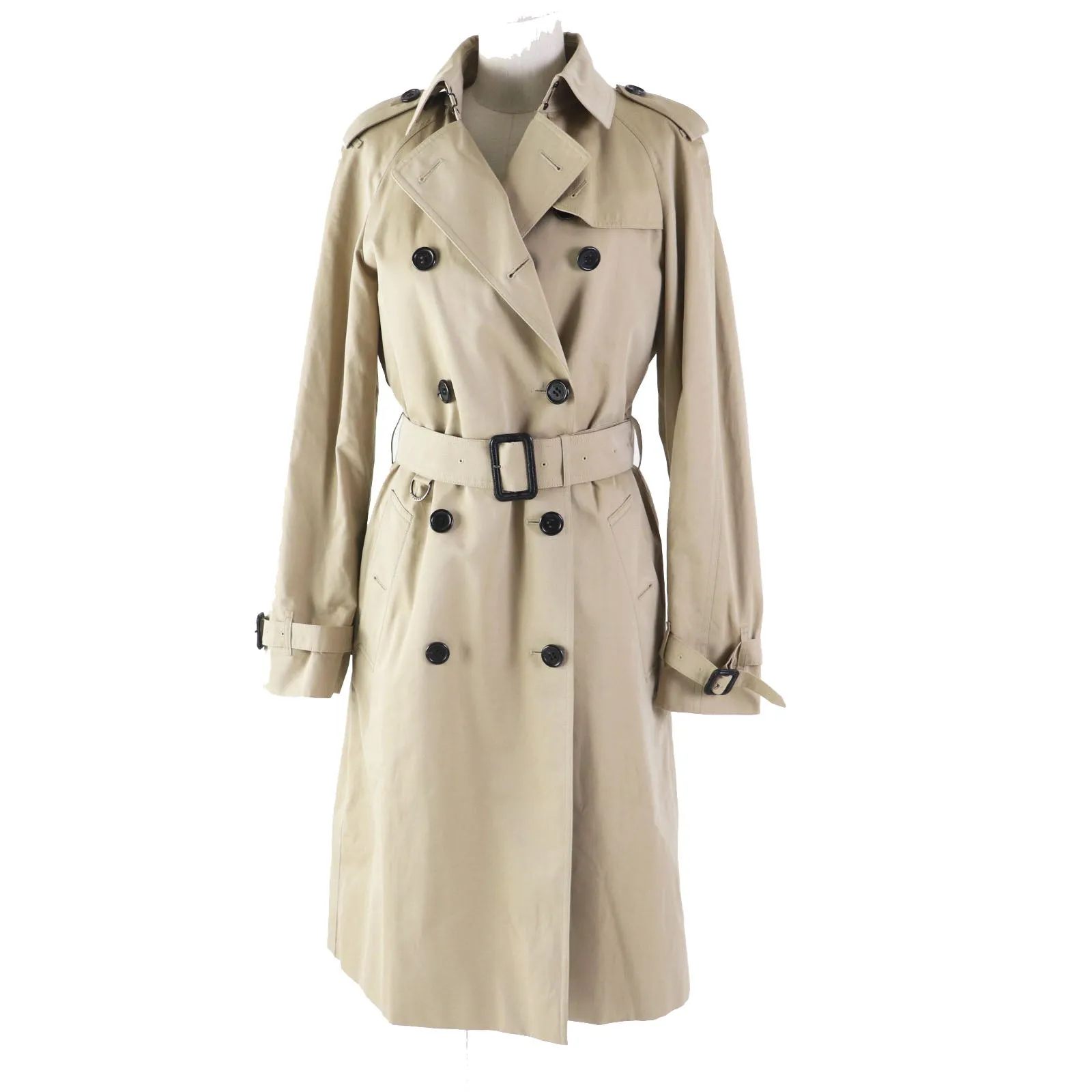 BURBERRY LONDON trench coat B1A83-100-51 Outer: 100% cotton, Lining: Cotton, Lining: Cupra, Accessories: Cowhide Lining: 100% wool Lining (separate fabric): 100% cupra beige Women 42 Used