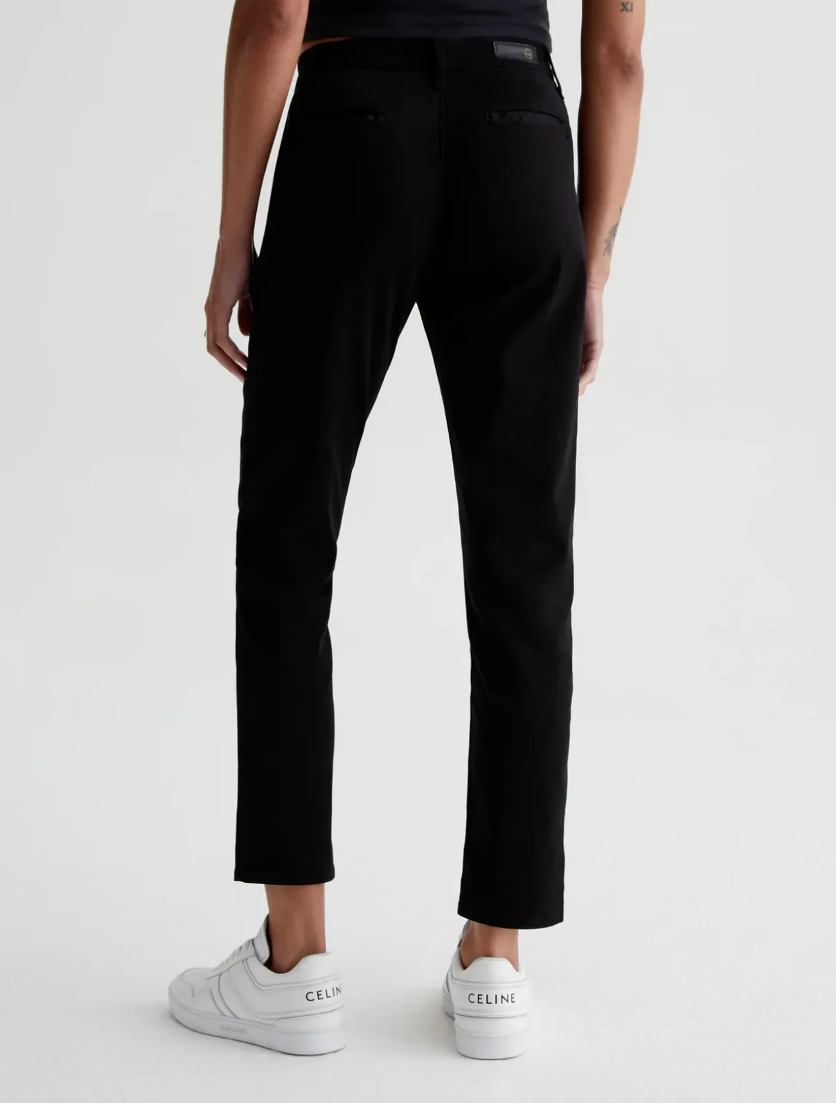 CADEN TAILORED TROUSER IN SUPER BLACK