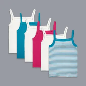 Camisoles - Girls Undershirts Pack of 6