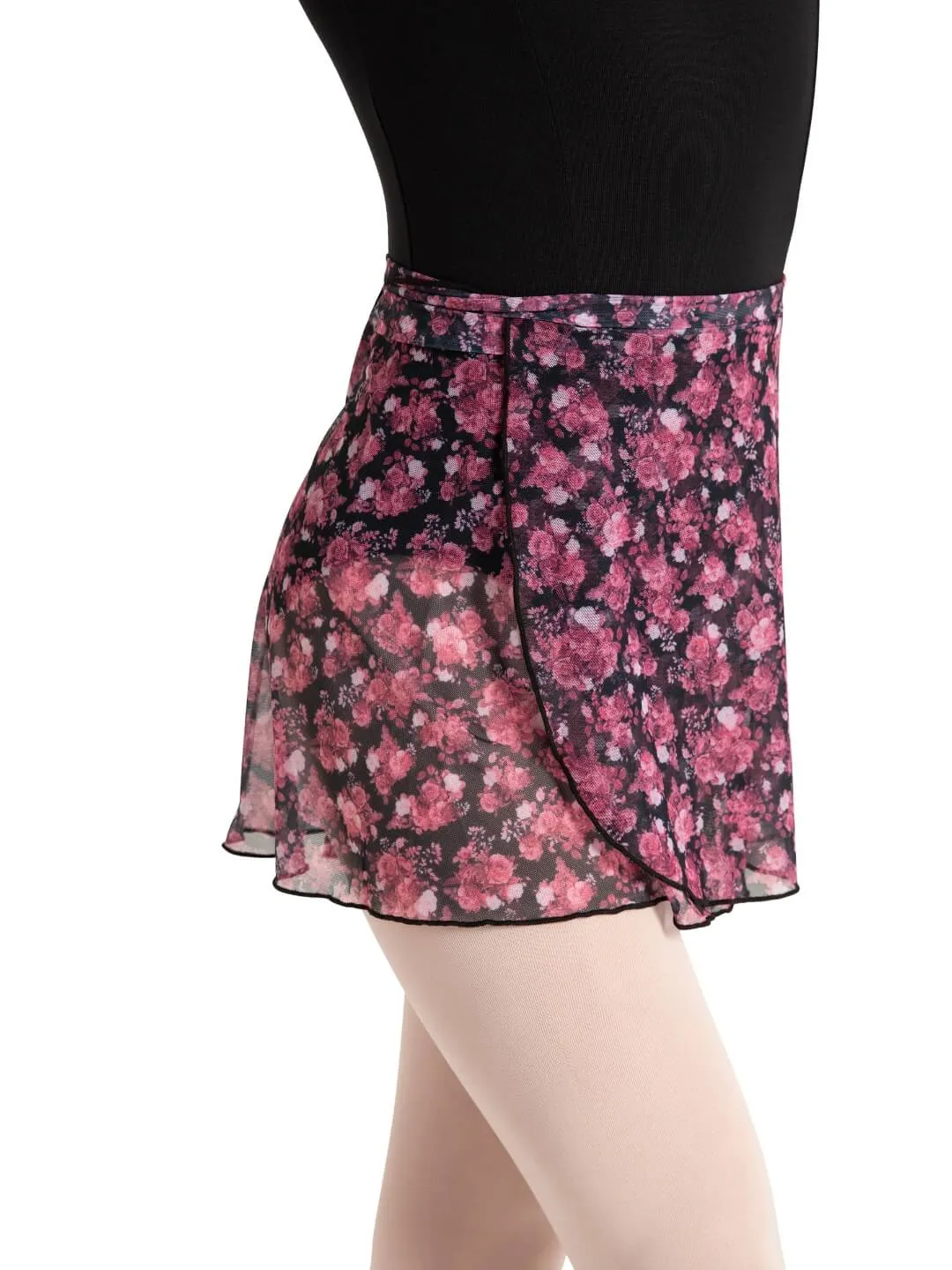 Capezio Le Jardin Printed Mesh Wrap Skirt  12186C/1286W