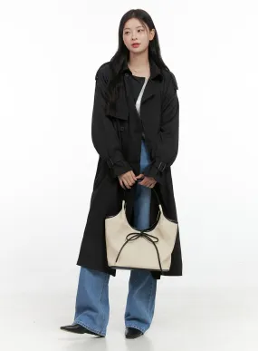 Classic Long Trench Coat OS423