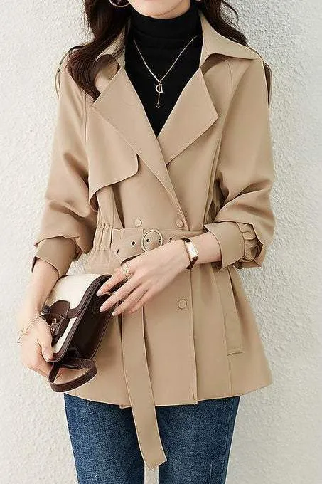 Classic Versatile Short Trench Coat