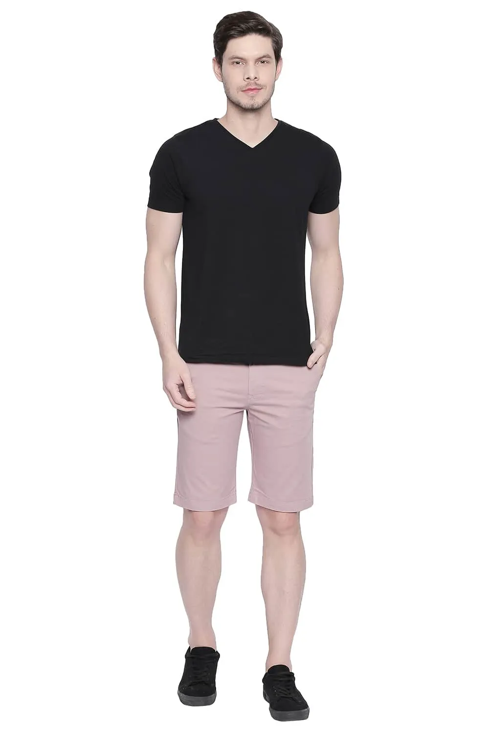 Comfort Fit Twill Stretch Shorts