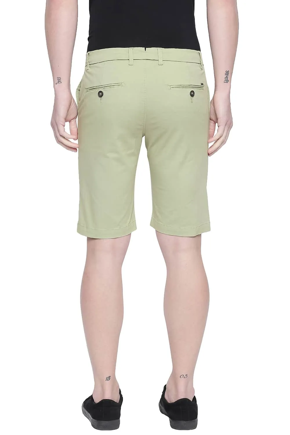 Comfort Fit Twill Stretch Shorts