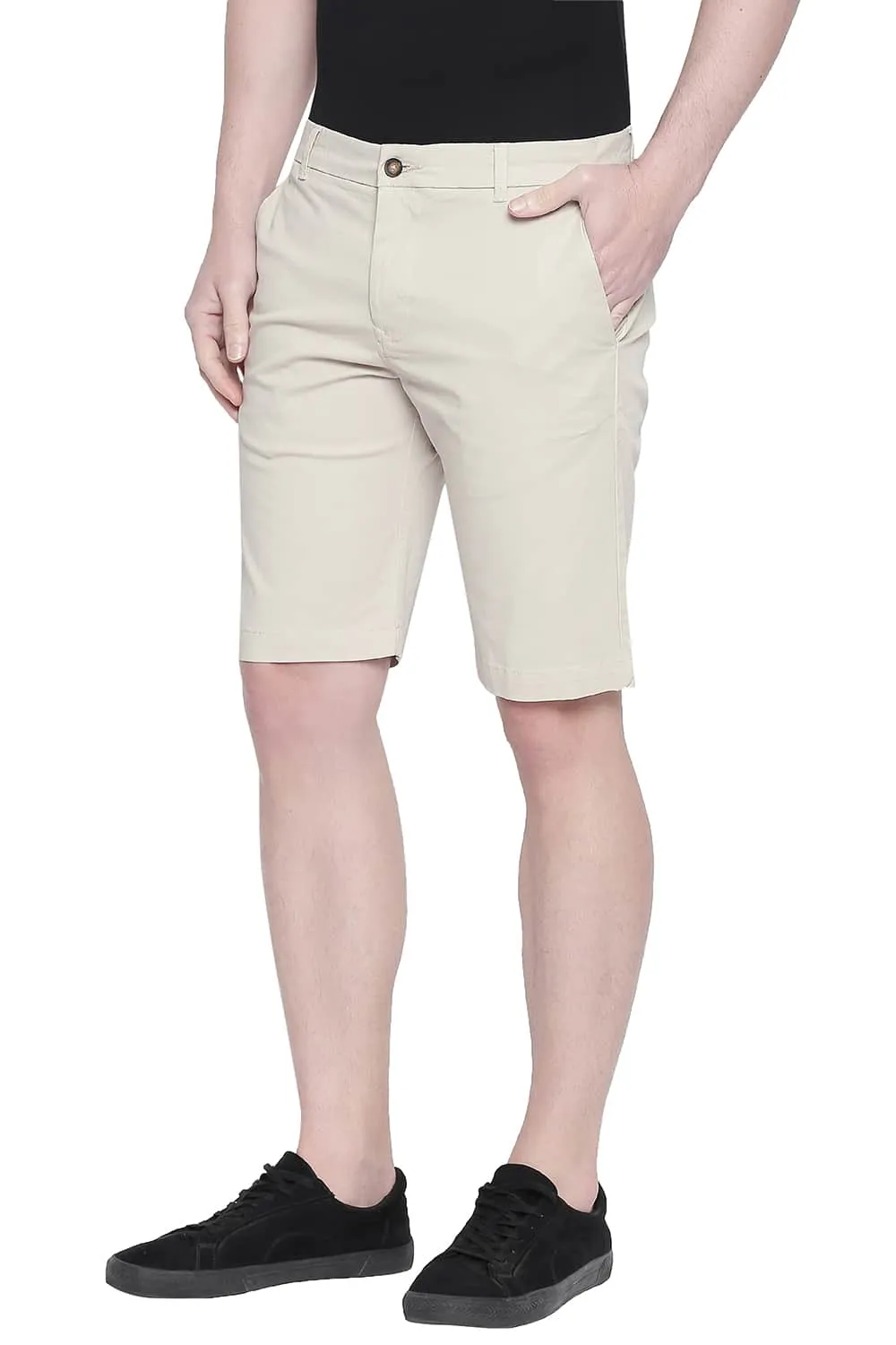 Comfort Fit Twill Stretch Shorts