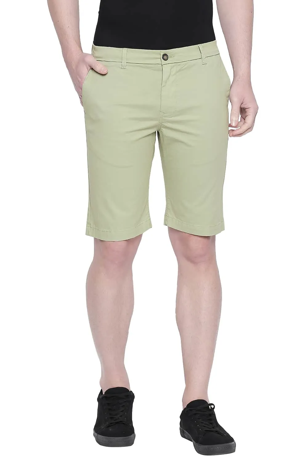 Comfort Fit Twill Stretch Shorts