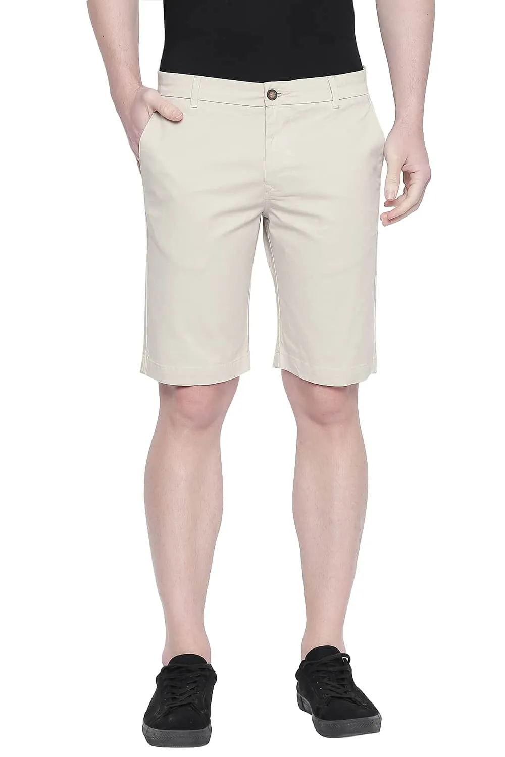 Comfort Fit Twill Stretch Shorts