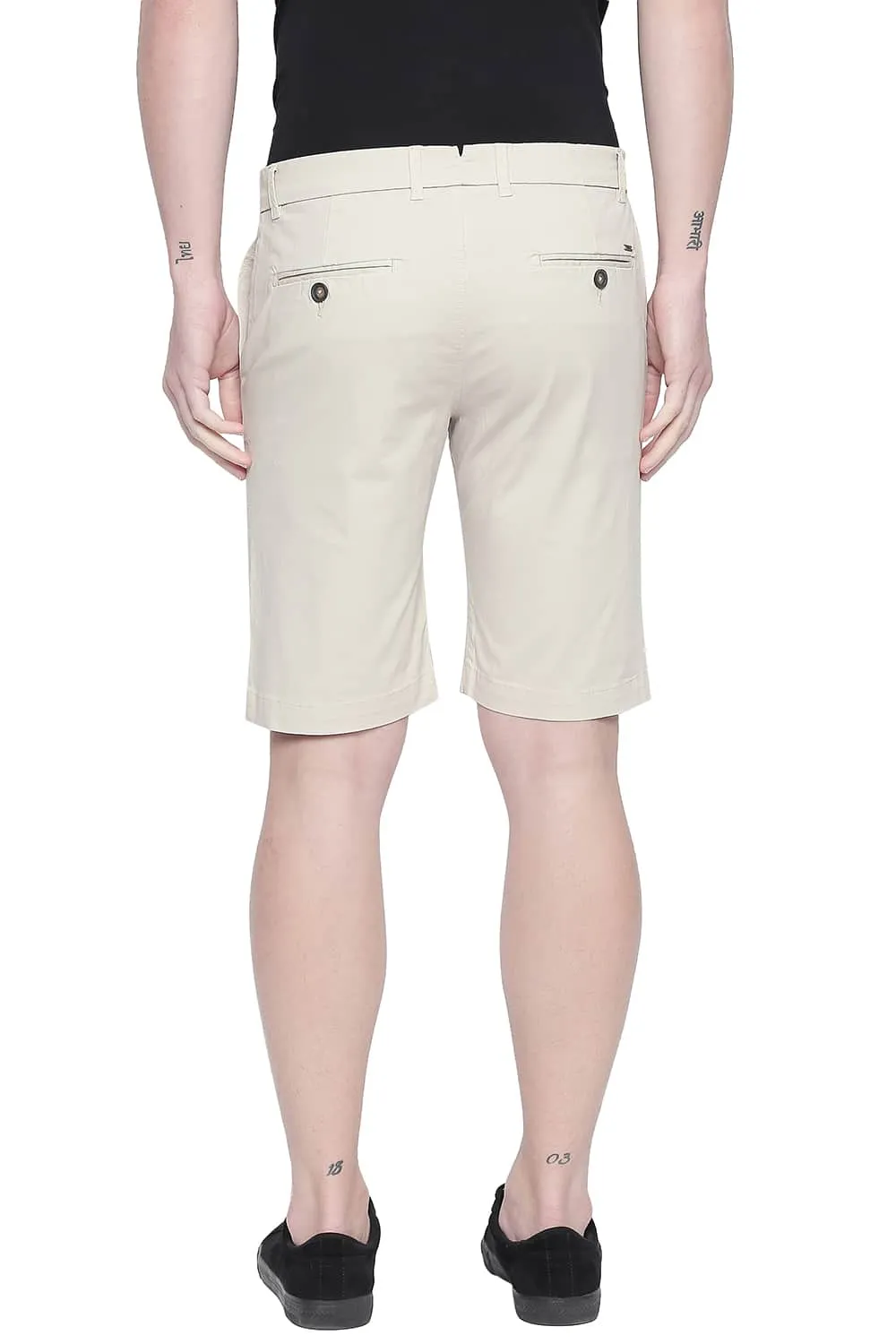 Comfort Fit Twill Stretch Shorts