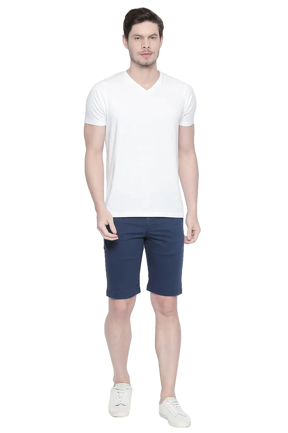 Comfort Fit Twill Stretch Shorts