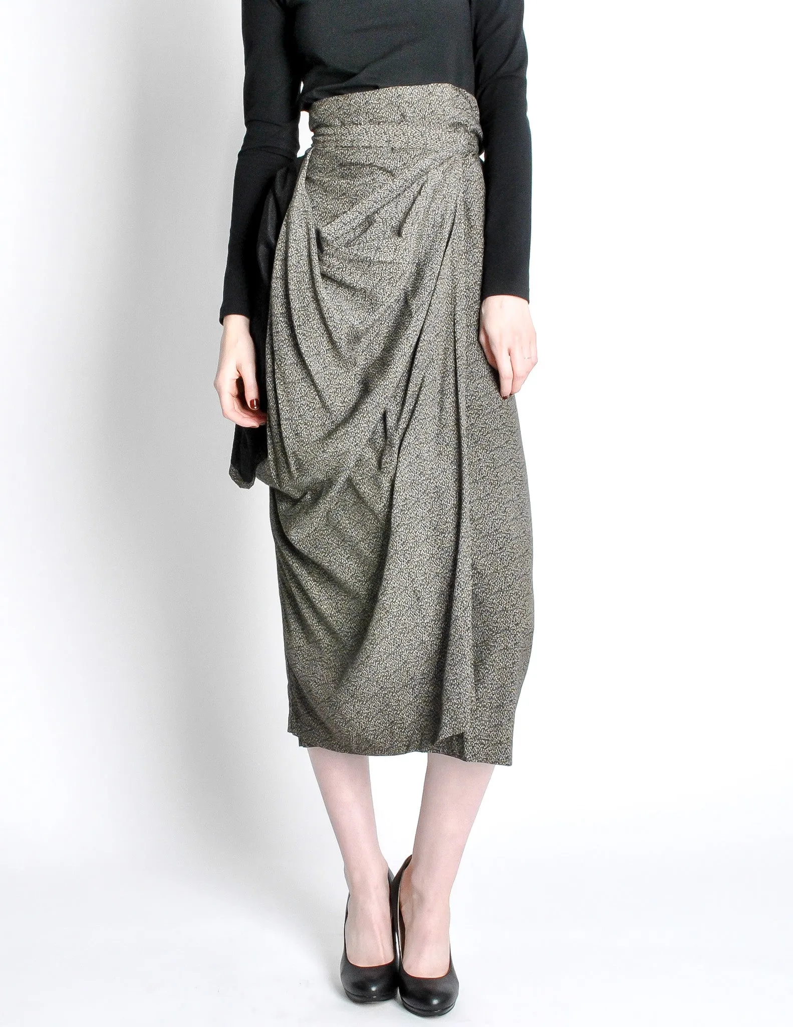 Comme des Garcons Vintage Conceptual Wrap Skirt