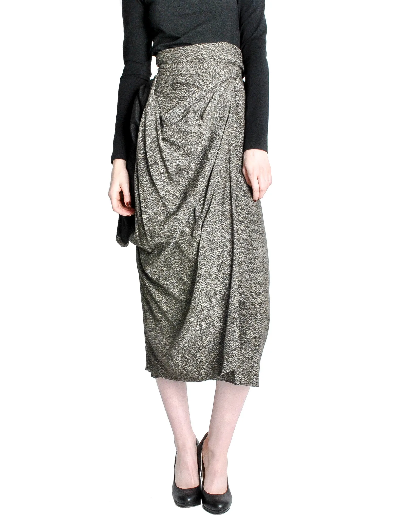 Comme des Garcons Vintage Conceptual Wrap Skirt