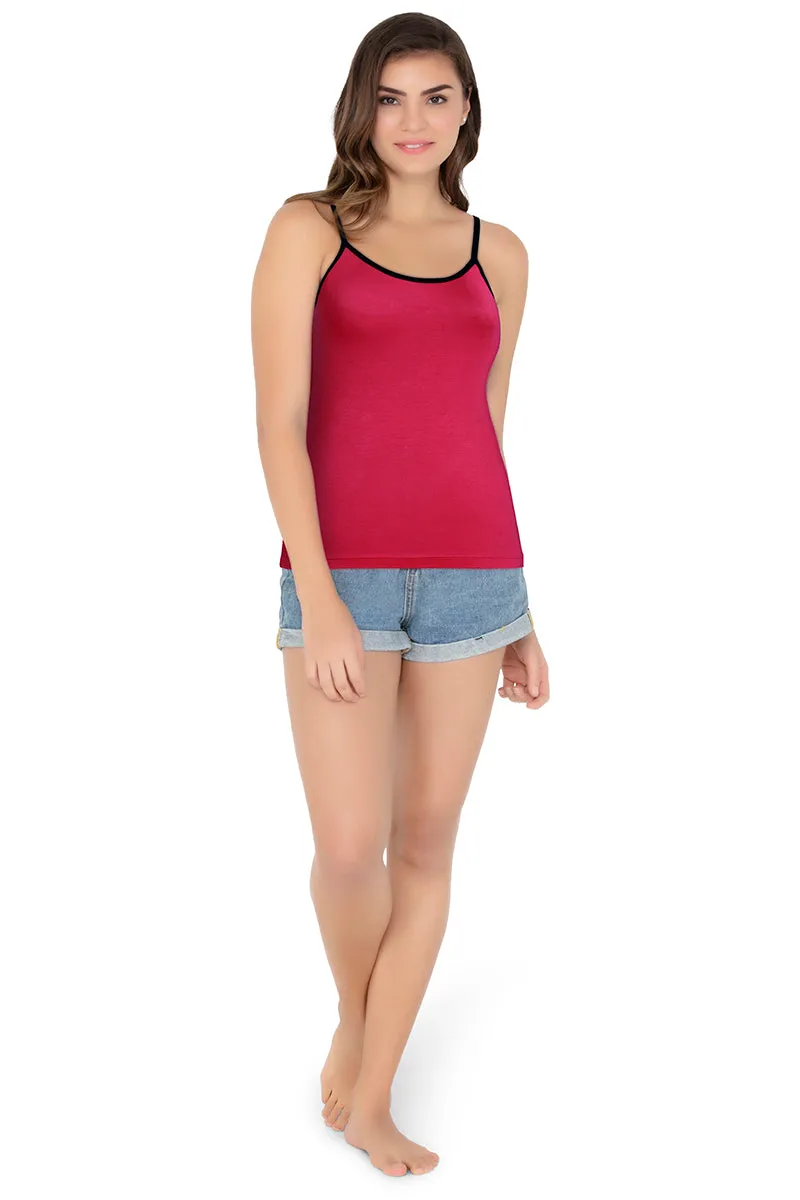 Cotton Camisole - Cerise