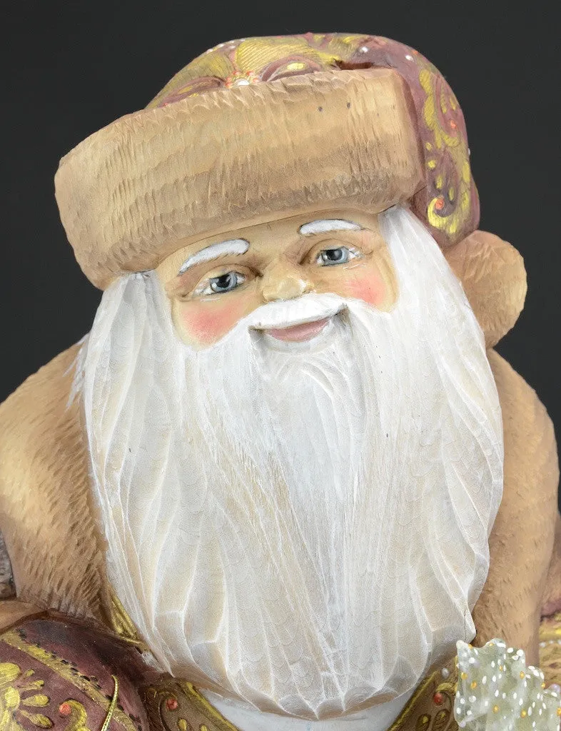 Five Minutes Until Midnight - Russian Santa Claus carving