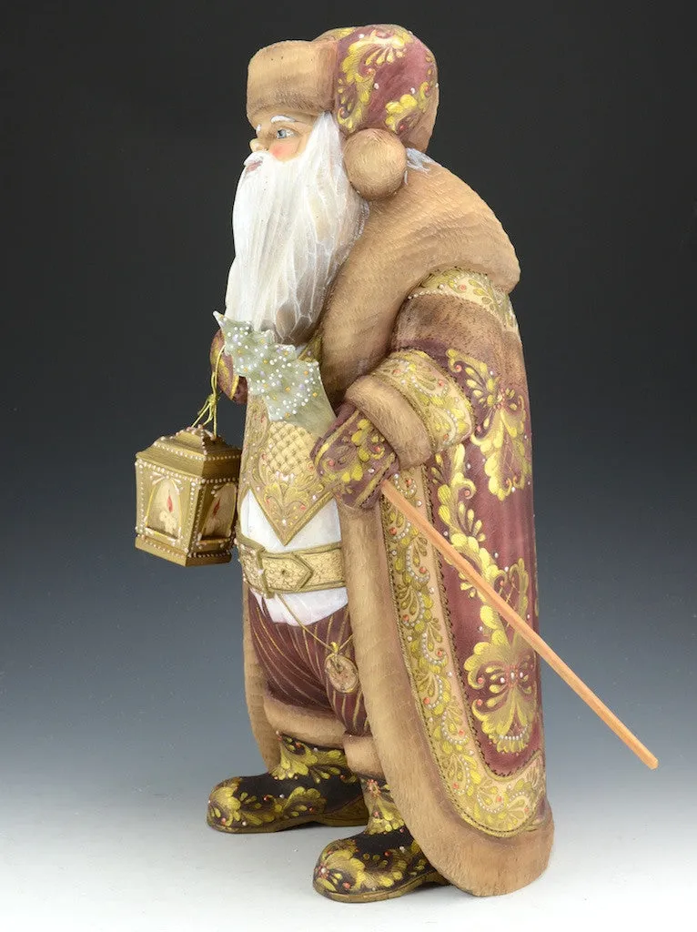 Five Minutes Until Midnight - Russian Santa Claus carving