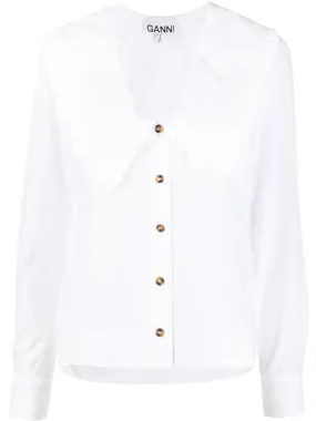 GANNI Shirts White