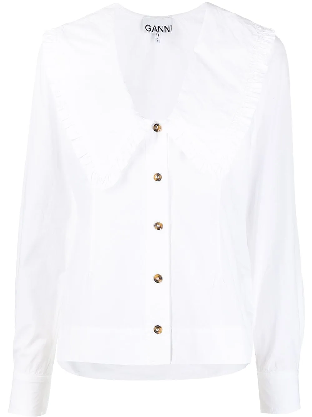 GANNI Shirts White