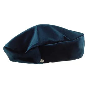 Héritage par Laulhère Hats Velour Beret - Emerald