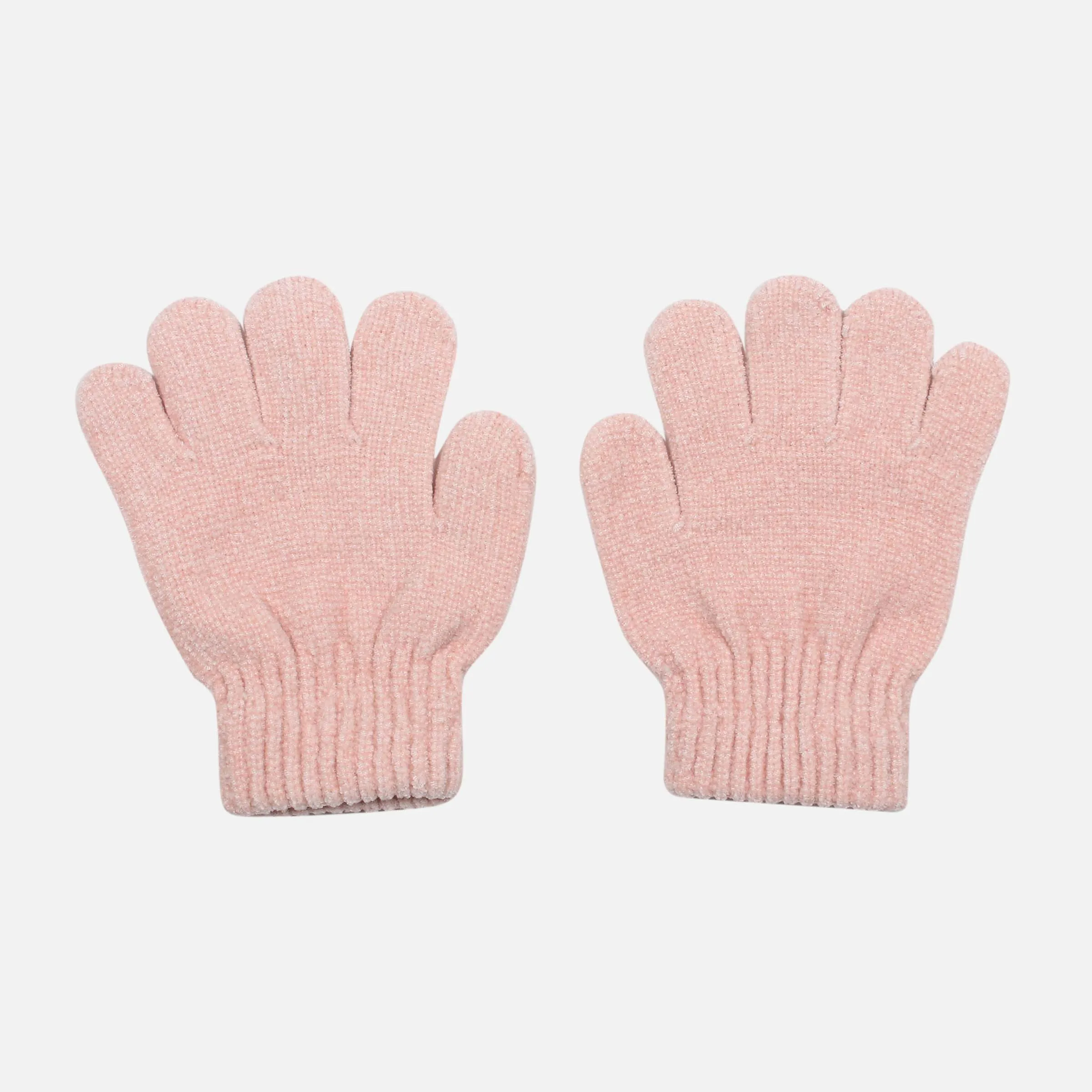 KIDS VELVET GLOVES 1 PAIR