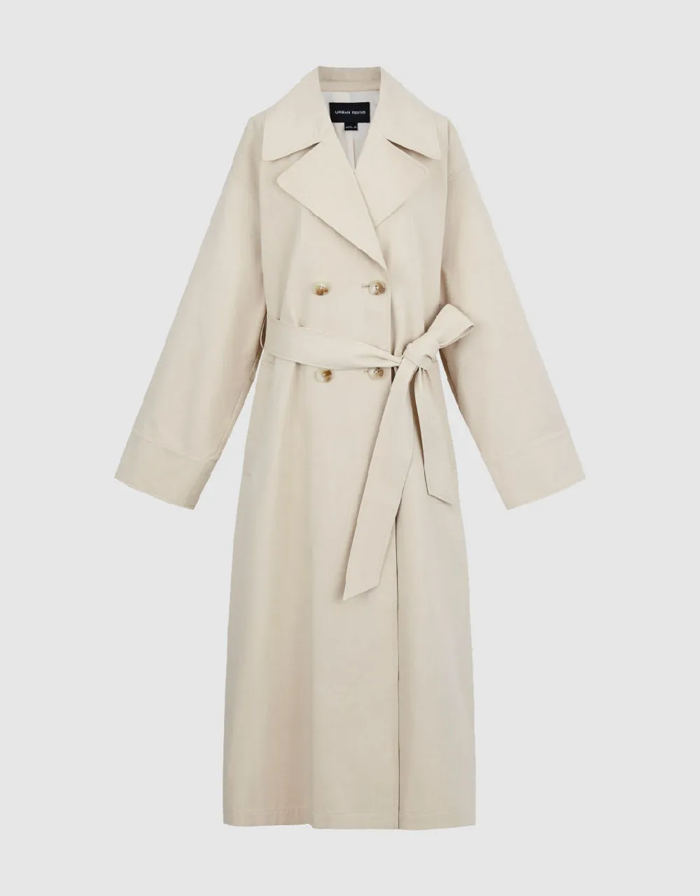 Longline Straight Trench Coat