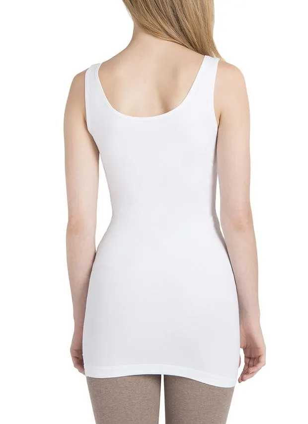 Lysse Premium Cotton Camisole Tank in White