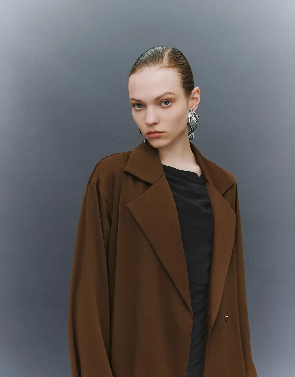 Notch Lapel Trench Coat