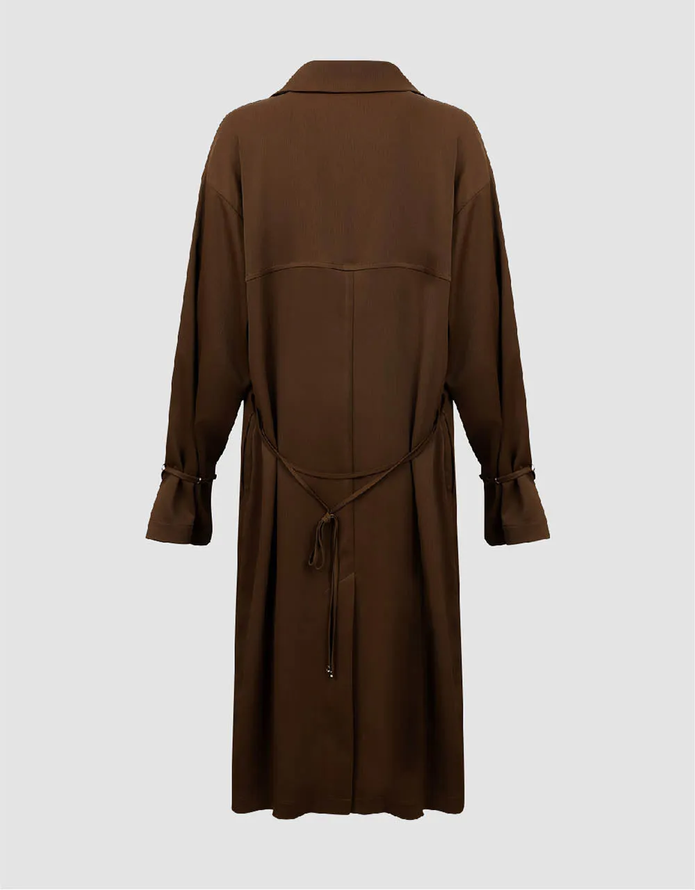 Notch Lapel Trench Coat