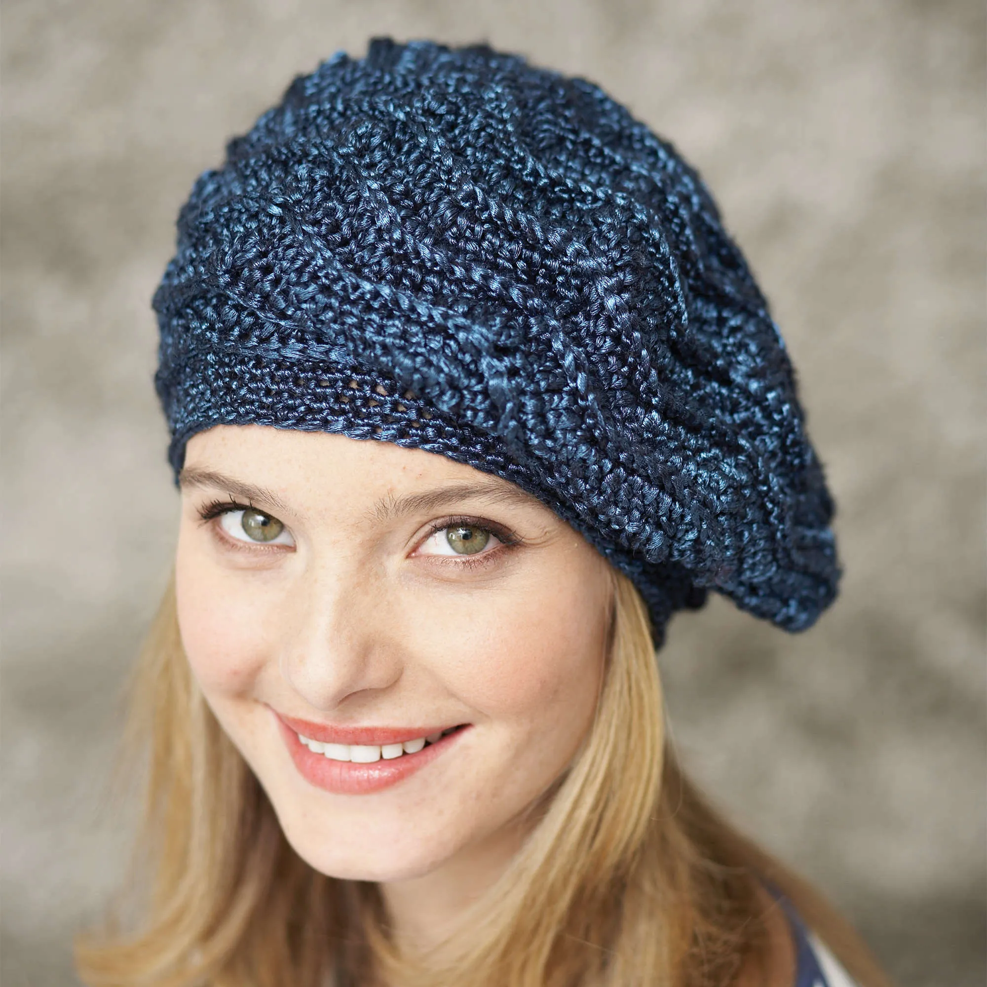 Patons Crochet Wave Stitch Beret