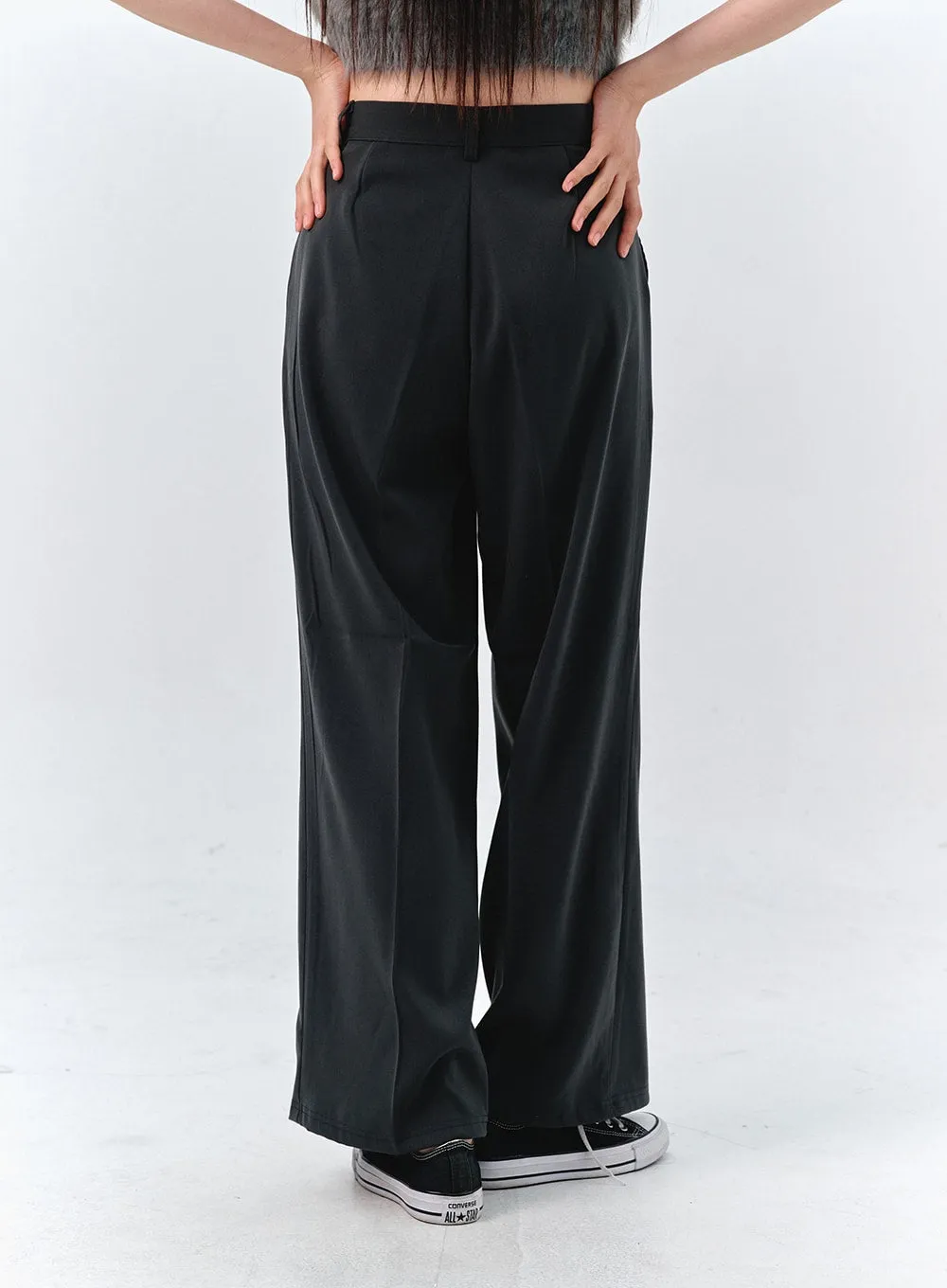 Pintuck Tailored Pants OO316