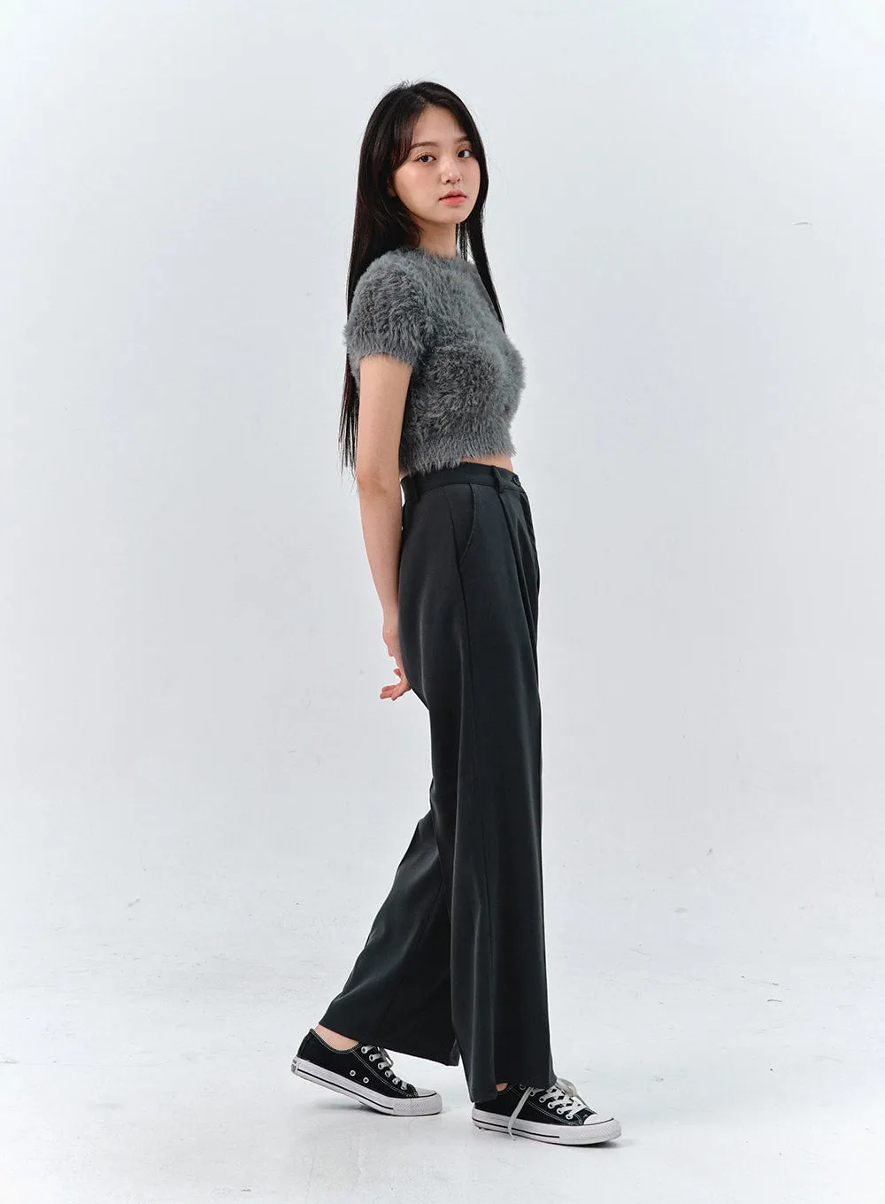 Pintuck Tailored Pants OO316