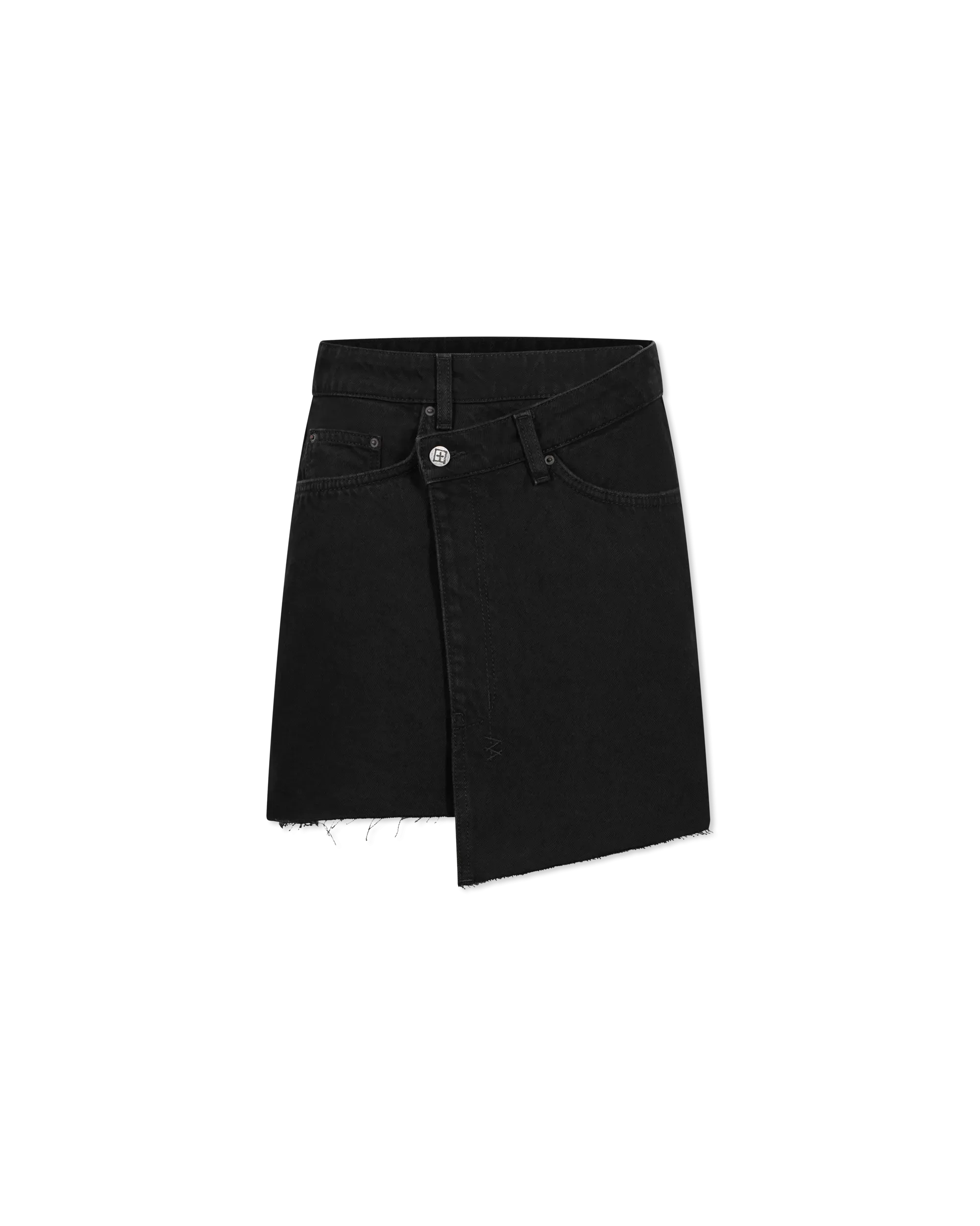 Rap Denim Asymmetrical Mini Ksubi Skirt