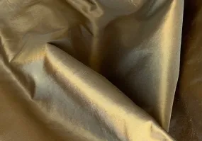 Rich Antique Pinchbeck Gold Crisp Silk Taffeta