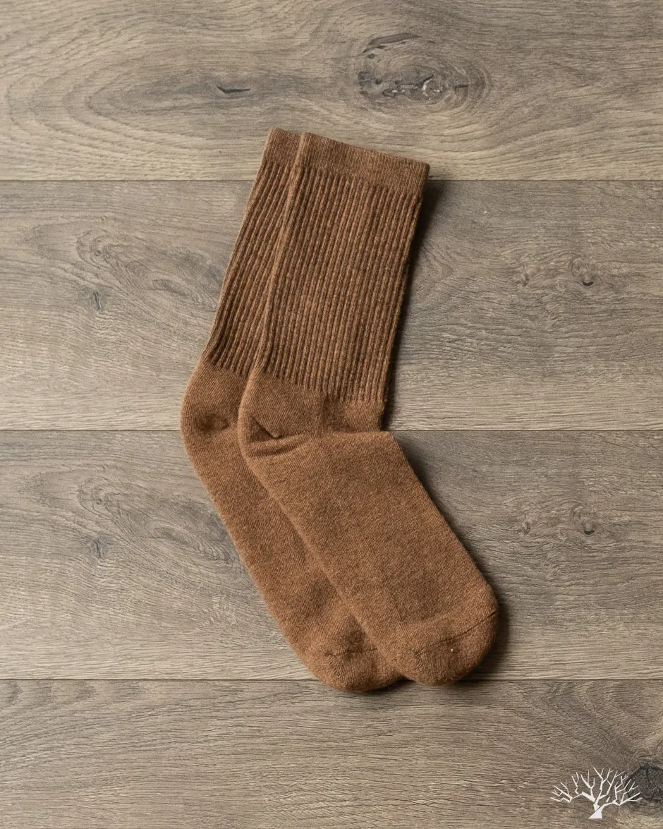 Supermerino Crew Sock - Brown