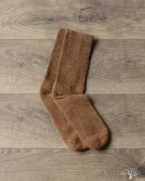 Supermerino Crew Sock - Brown