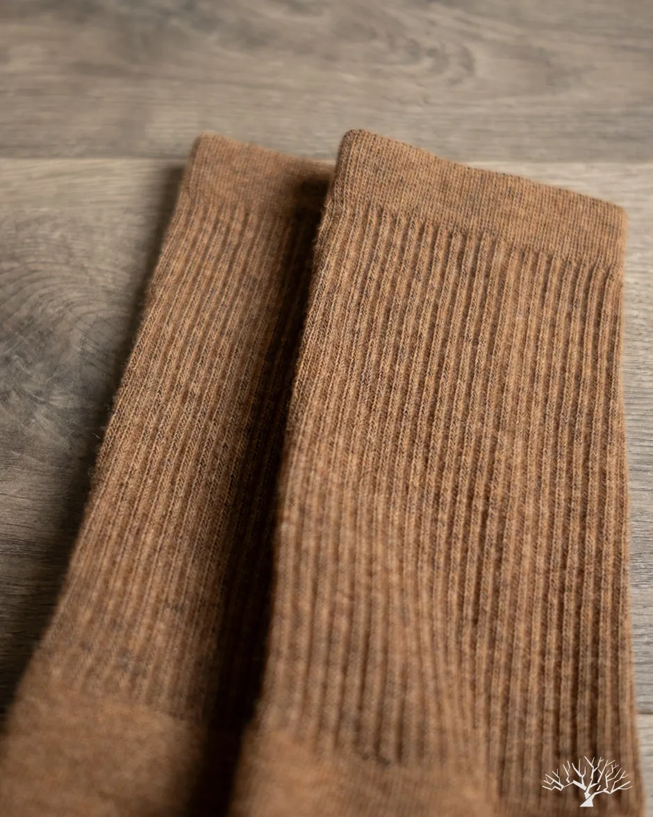 Supermerino Crew Sock - Brown