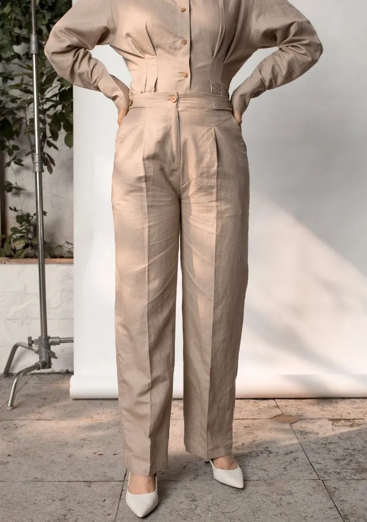 Tailored Pleated Pants