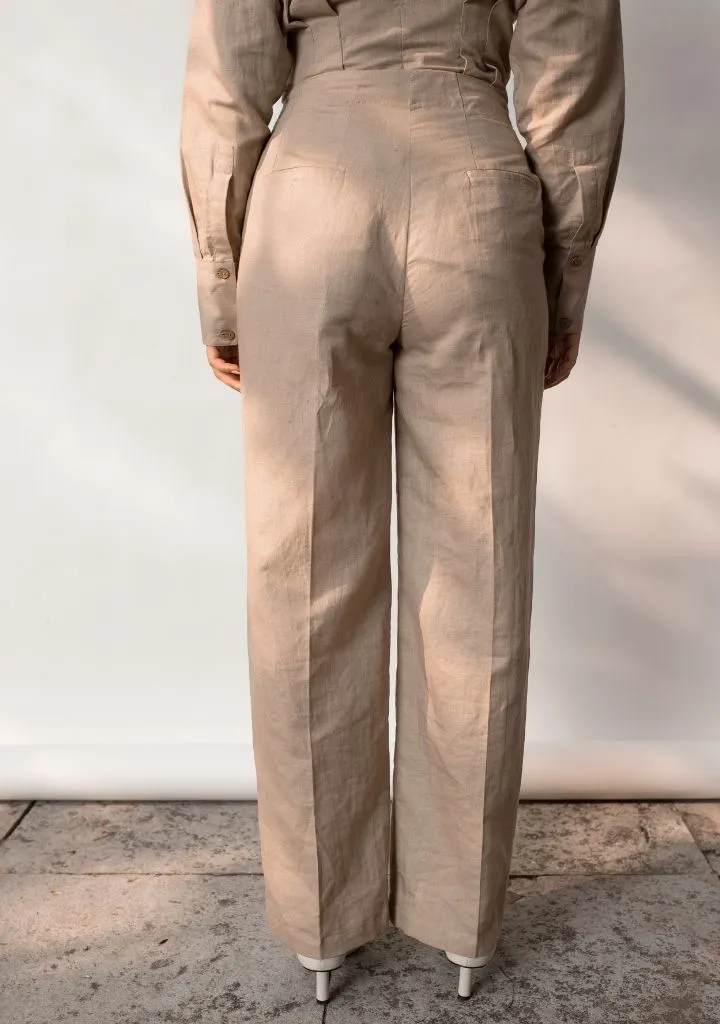 Tailored Pleated Pants