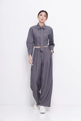 Toni Pinstripe Tailored Pants