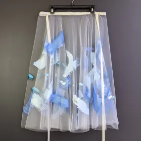 Tulle Painted Wrap Skirts