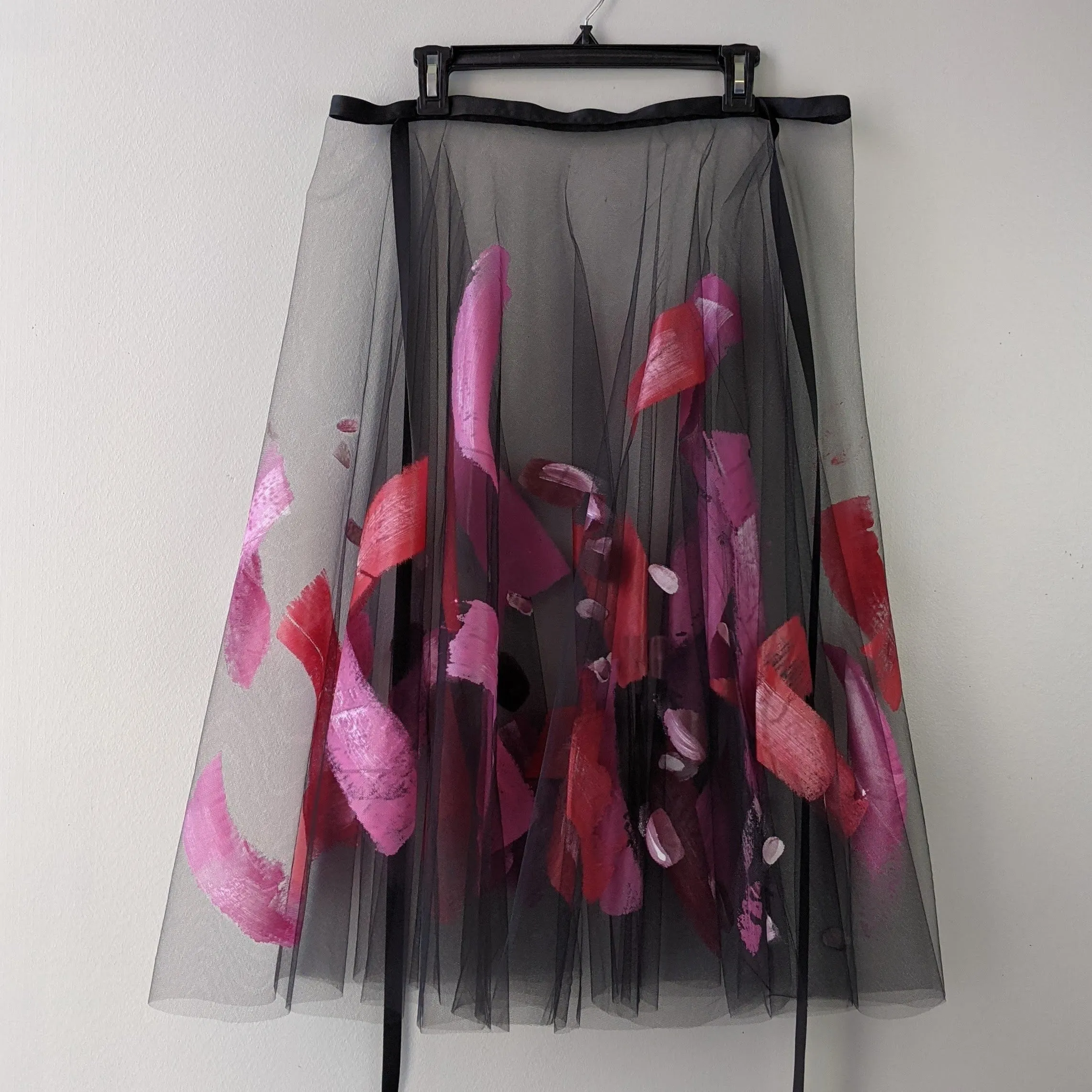 Tulle Painted Wrap Skirts