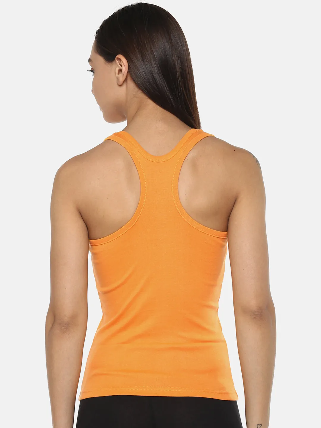 Women's Solid Pure Cotton Camisole with Racerback Style | SARA-YL-1 |